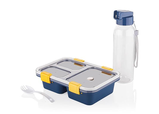 Lunch Box With Bottle & Spoon