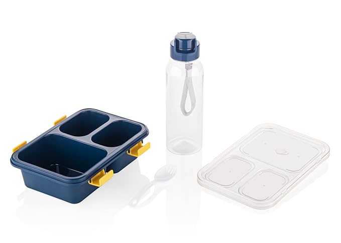 Lunch Box With Bottle & Spoon