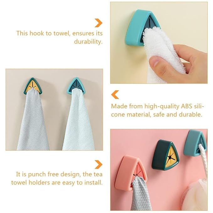 Punch-Free Towel Hook (Pack of 5)