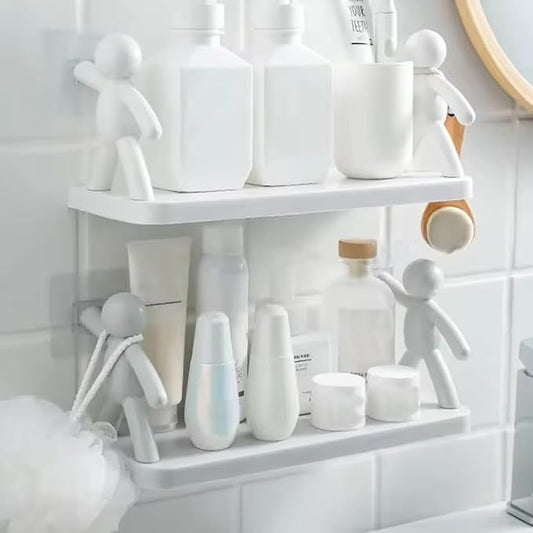 No Drill Wall Mount Shelf (Set of 2)