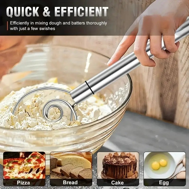 Dough Whisk Atta maker Stainless Steel