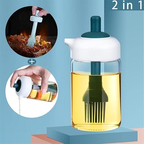 Oil Dispenser with Silicone Brush(2 in 1)