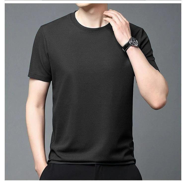 Stretchable Round Neck T-Shirt Pack Of 5