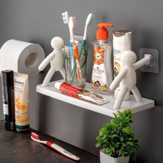 Basin Cabinet Plastic Wall Shelf